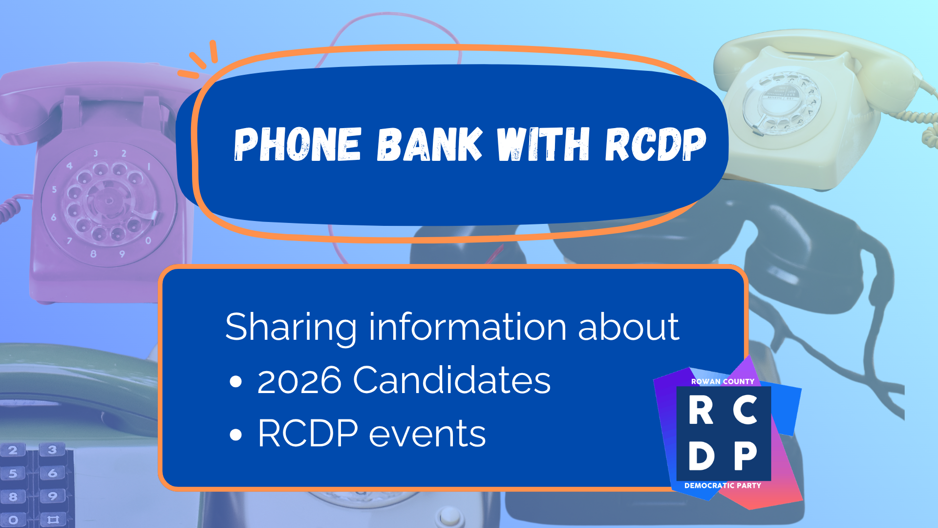 Phone Bank with RCDP · North Carolina Democrats