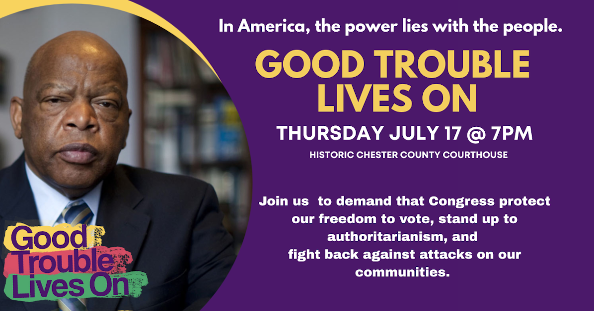 GOOD TROUBLE LIVES ON RALLY · Mobilize