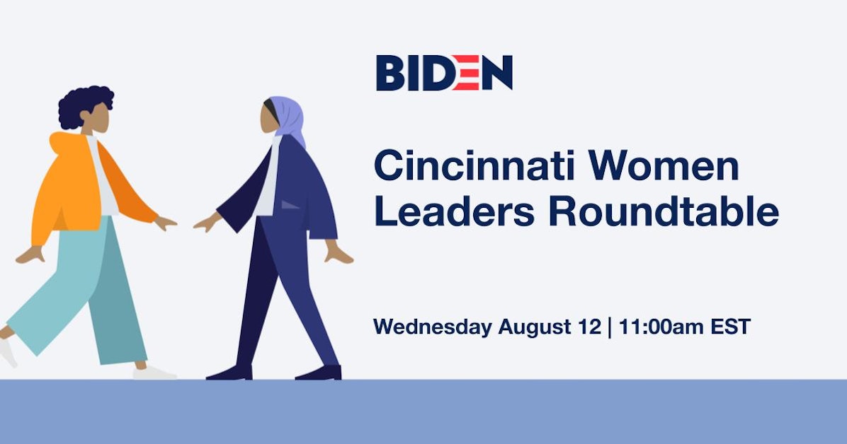 Ohio Biden For President Cincinnati Women Leaders Roundtable Joe Biden For President