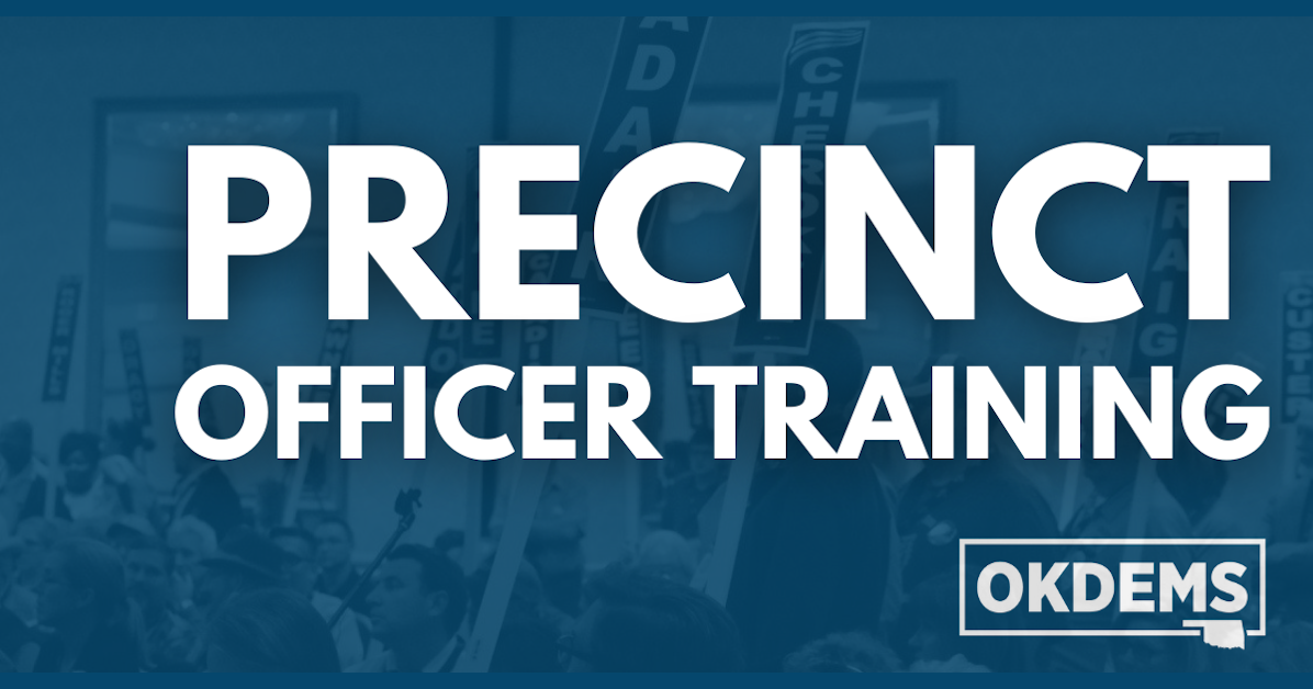 Tulsa County Precinct Officer Training · Mobilize