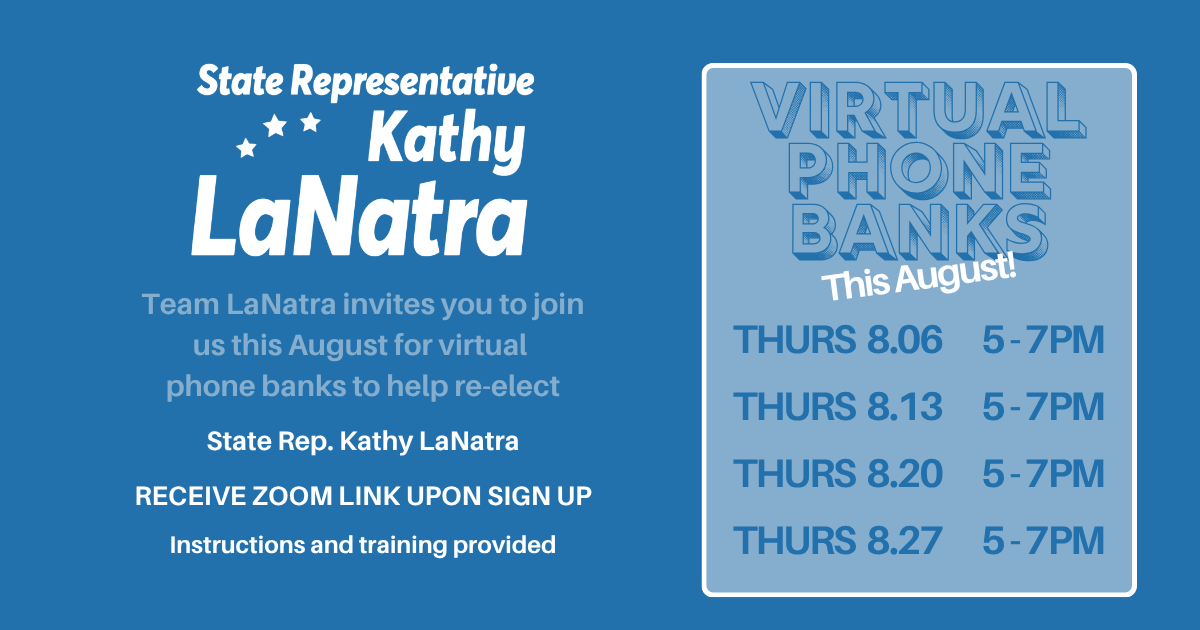 Phone bank with Team LaNatra! VIRTUAL image