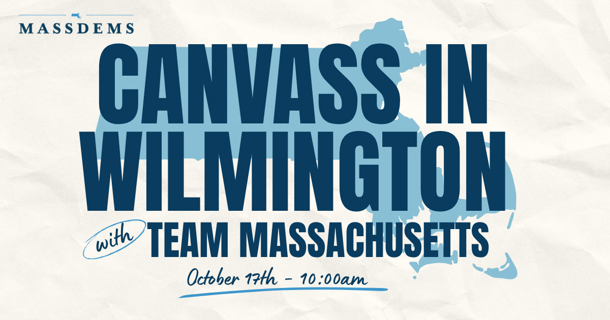 Canvass with Team Massachusetts in Wilmington! image