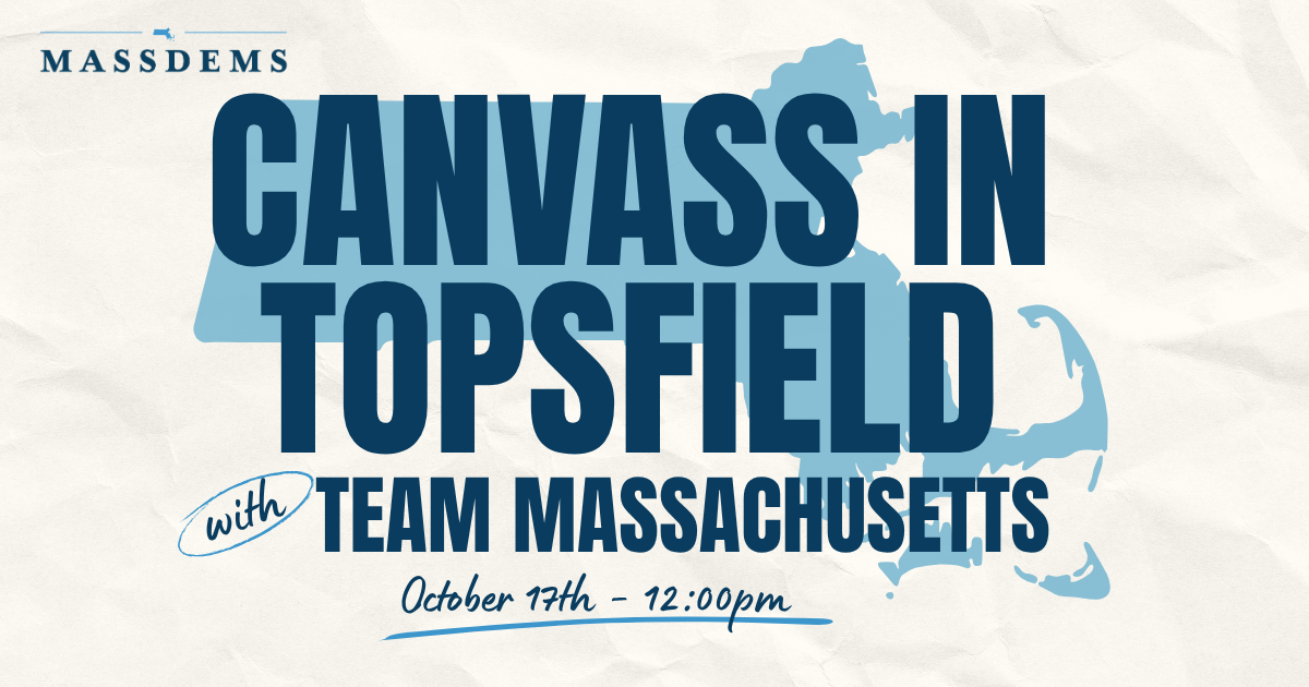 Canvass with Team Massachusetts in Topsfield! image