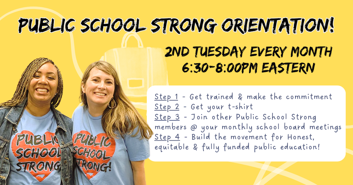 Public School Strong Orientation! · Public School Strong