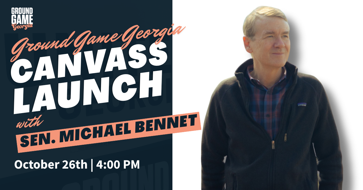 Knock Doors with Senator Michael Bennet in Conyers! · Democratic Party ...