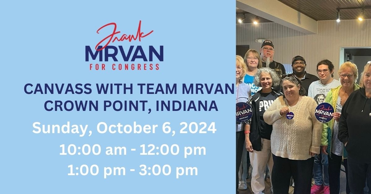 Canvass With Team Mrvan - Crown Point · Mobilize