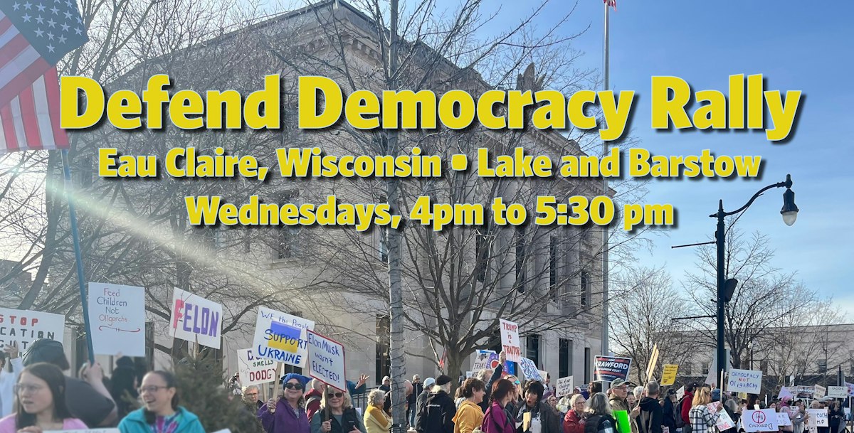 Defend Democracy Rally — Eau Claire · Mobilize