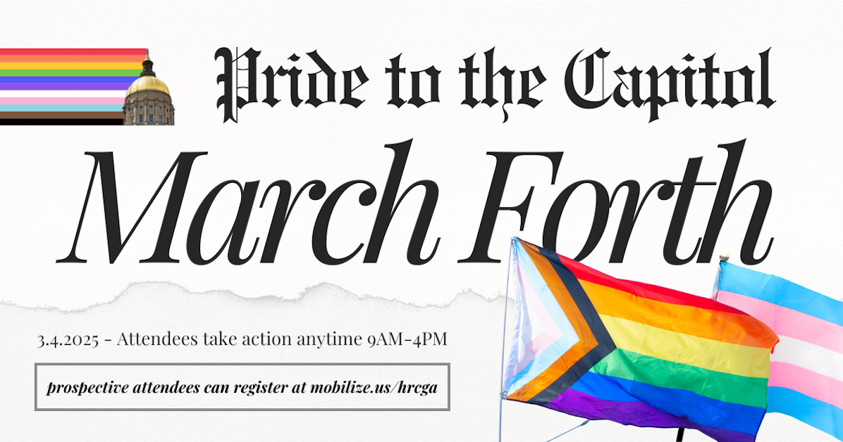 Pride to the Capitol · Mobilize