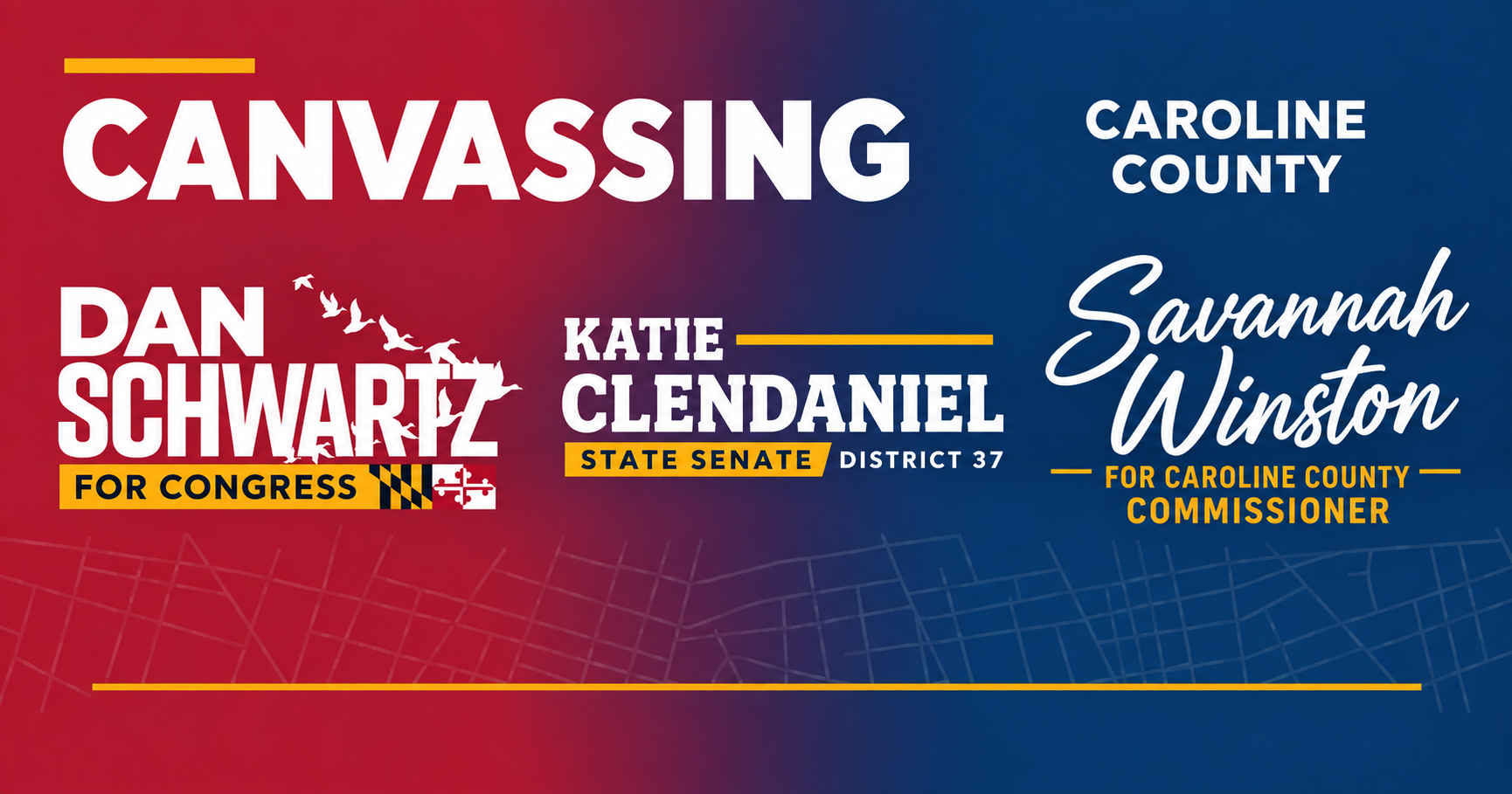 Caroline Co. Day of Action w/ Dan Schwartz, Katie Clendaniel, Savannah Winston, and Michele Johnson image
