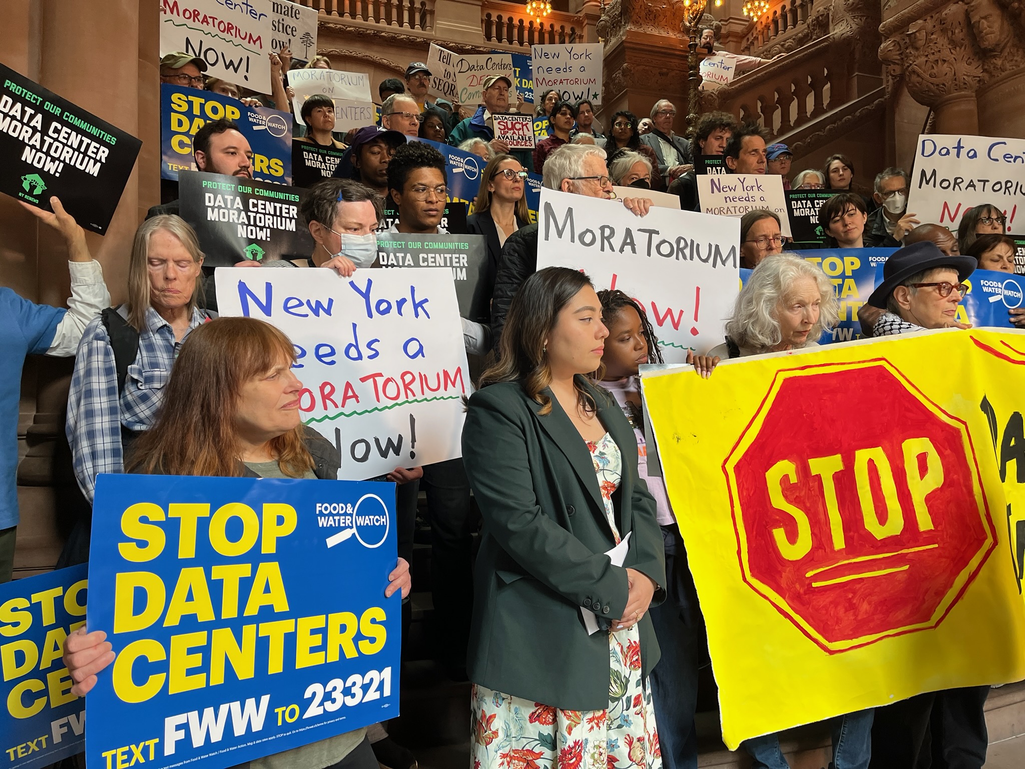 Albany, NY: Lobby for the Data Center Moratorium Bill