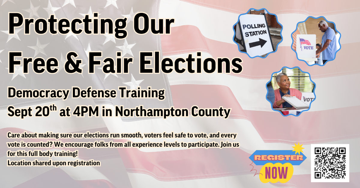 Democracy Defense Training - Election Protection at the Polls