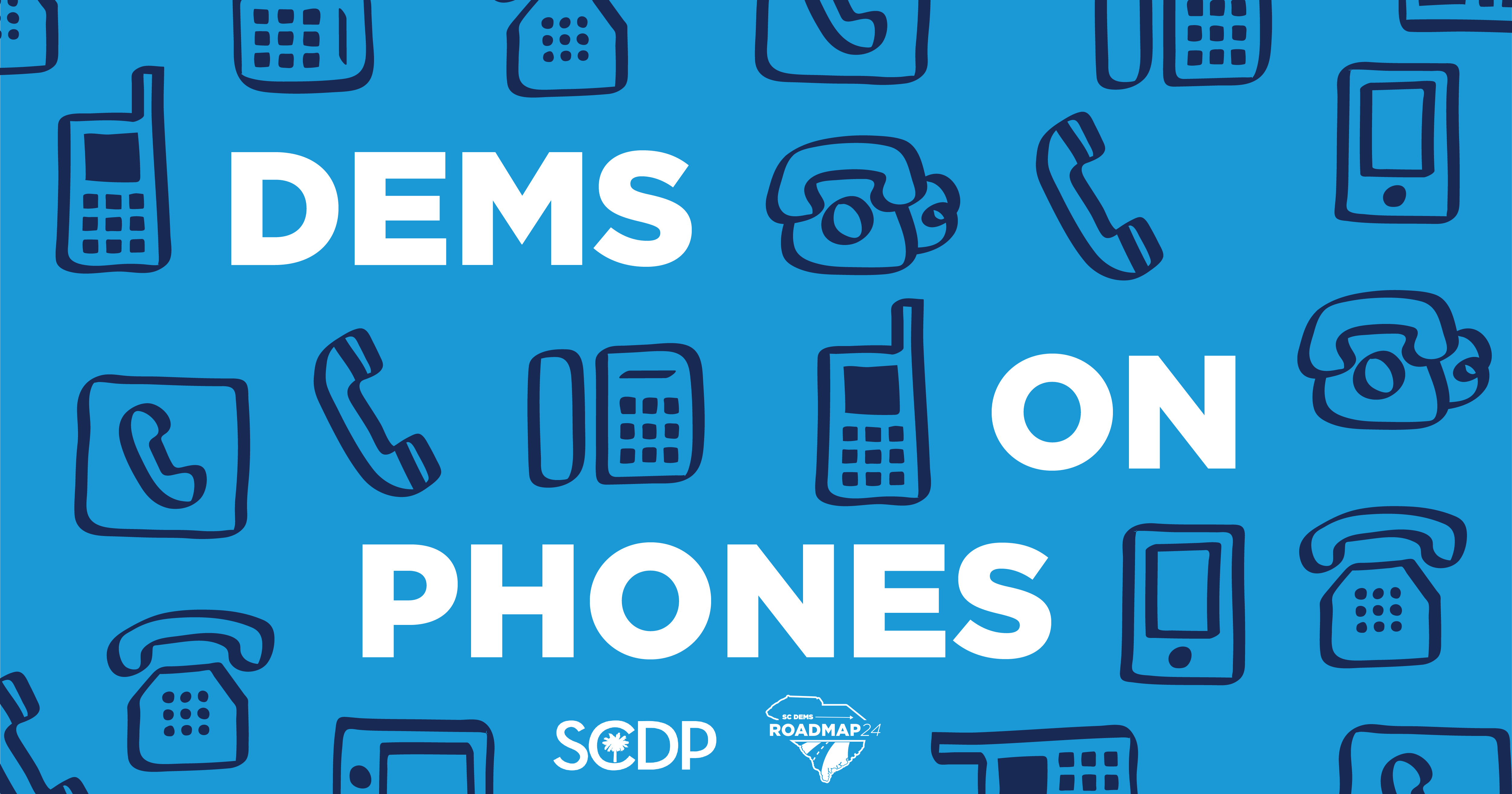 Dems on Phones (In-Person) image