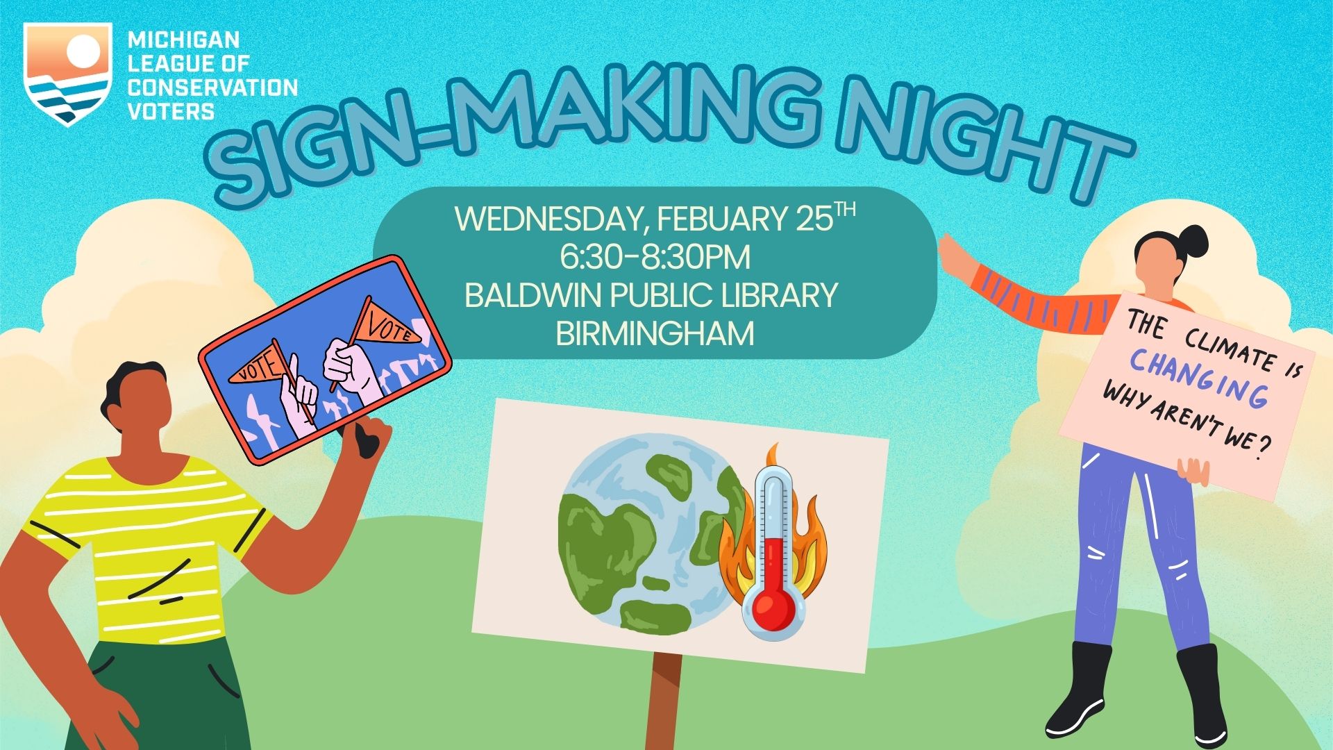 From Poster to Protest: Sign-Making Night 🎨