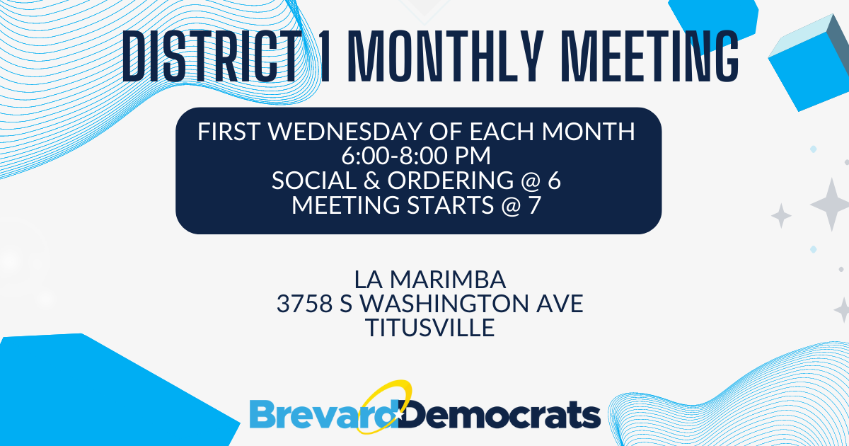 District 1 Monthly Meeting