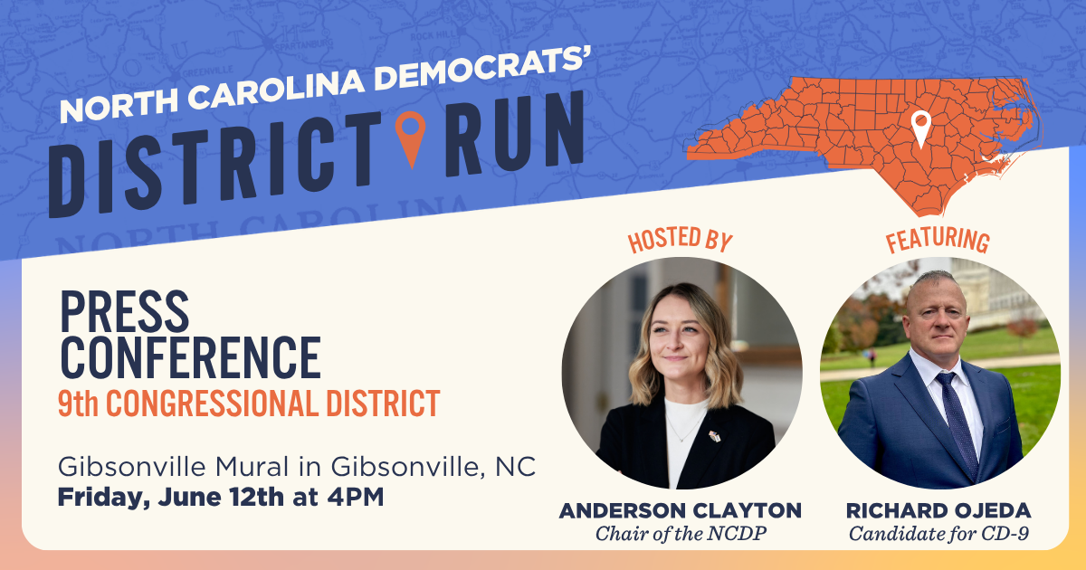 District Run: Press Conference with Chair Clayton and Richard Ojeda