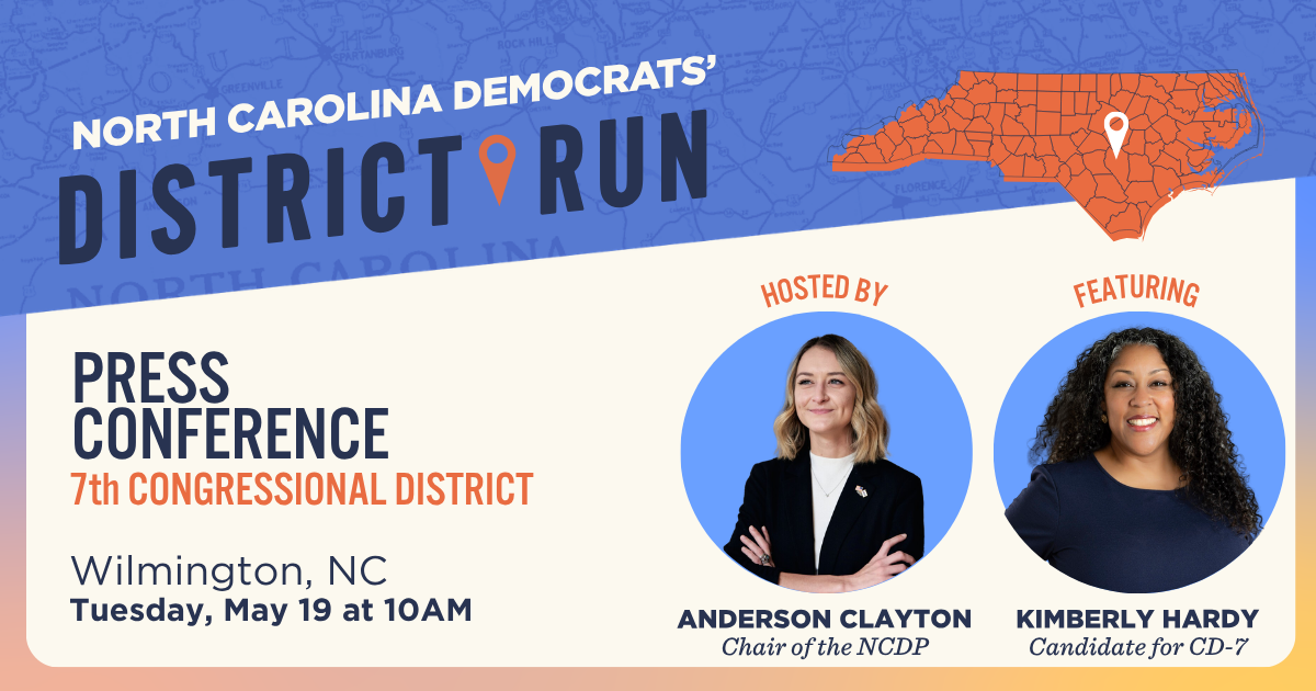 District Run: Press Conference with Chair Clayton and Kimberly Hardy