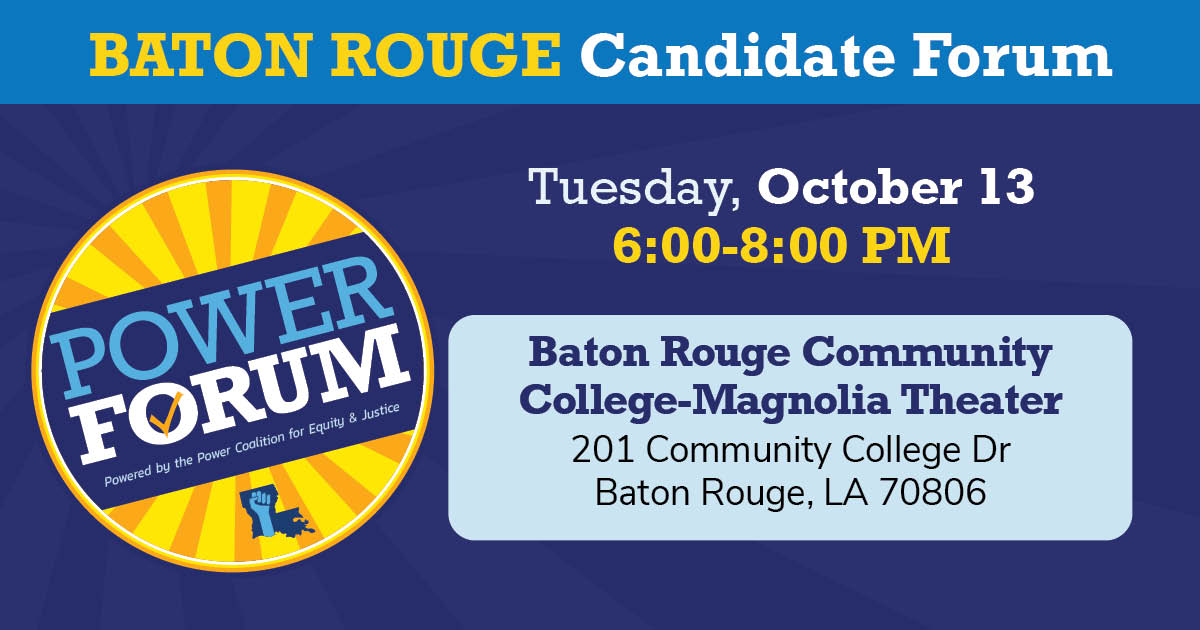 Fall Candidate Forum Baton Rouge