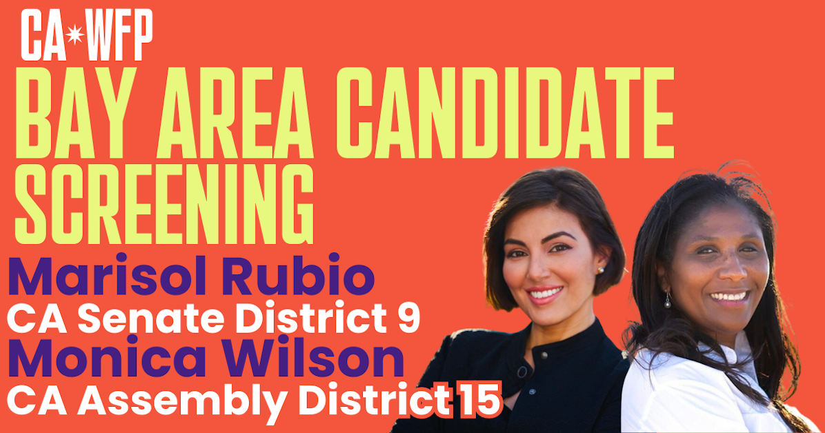 Bay Area Candidate Screening: Rubio for Senate D-9 & Wilson for ...