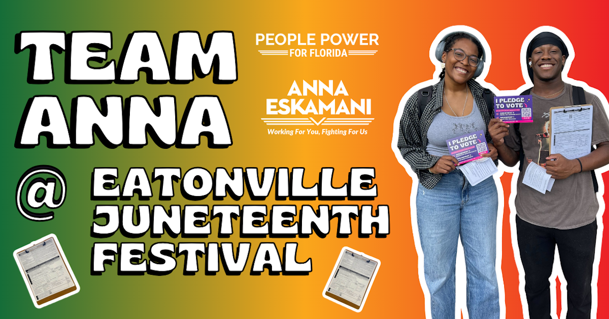 Team Anna @ Eatonville Juneteenth Festival · Mobilize