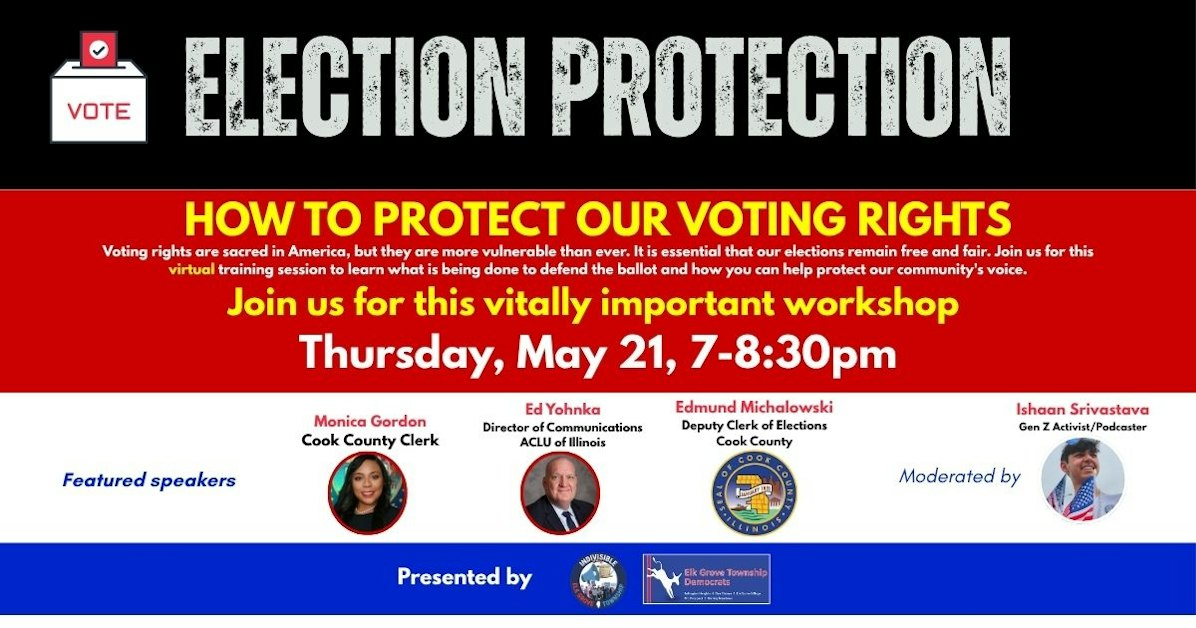 ELECTION PROTECTION - How To Protect Our Voting Rights · Indivisible ...