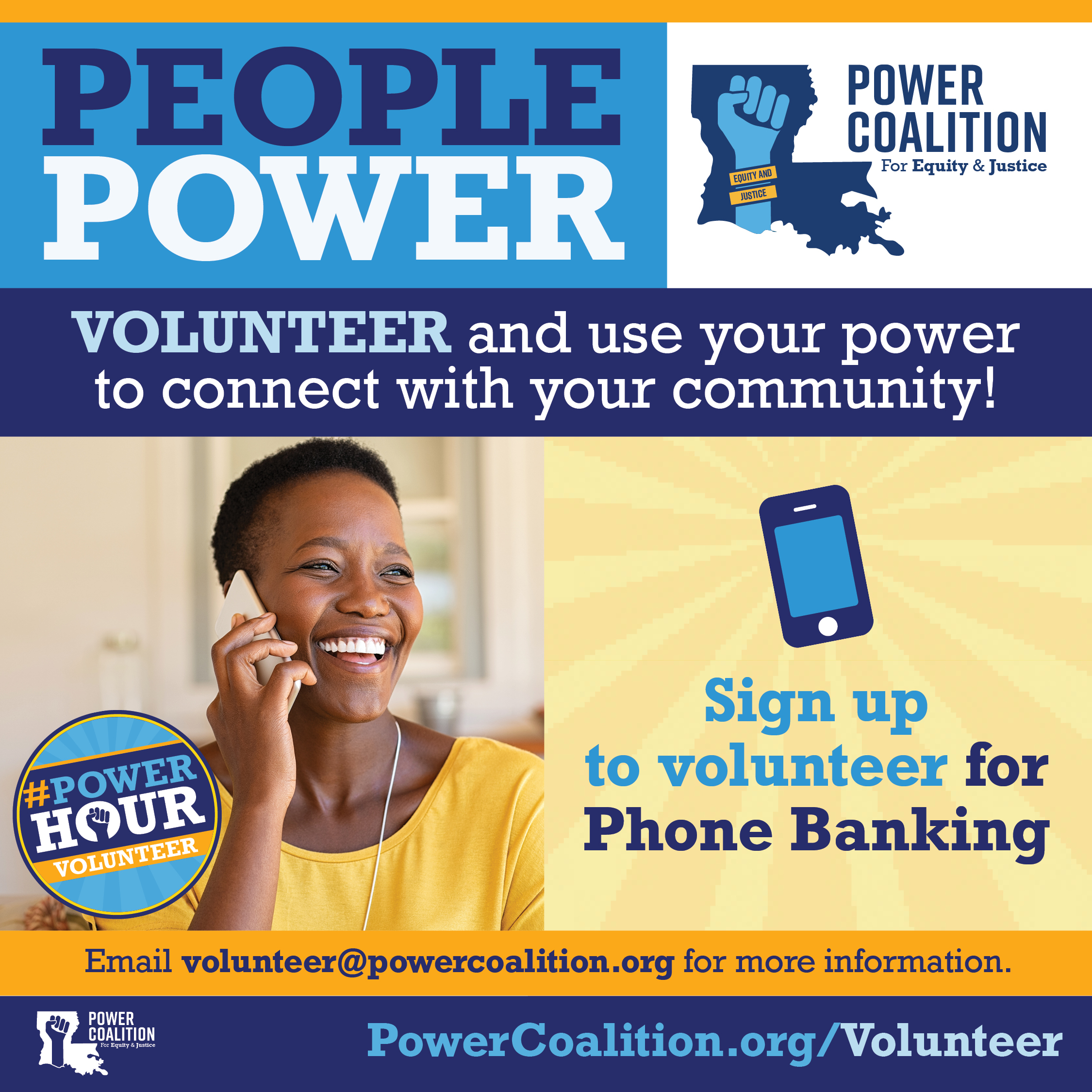 Power the Vote: North Louisiana Election Week Phone Bank