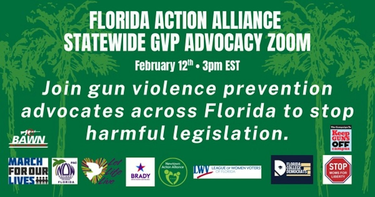 Florida Action Alliance Statewide GVP Advocacy Zoom · Newtown Action ...