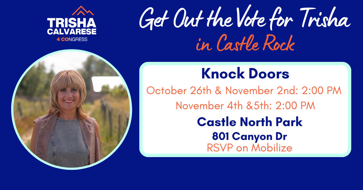 Get Out the Vote for Trisha in Castle Rock image