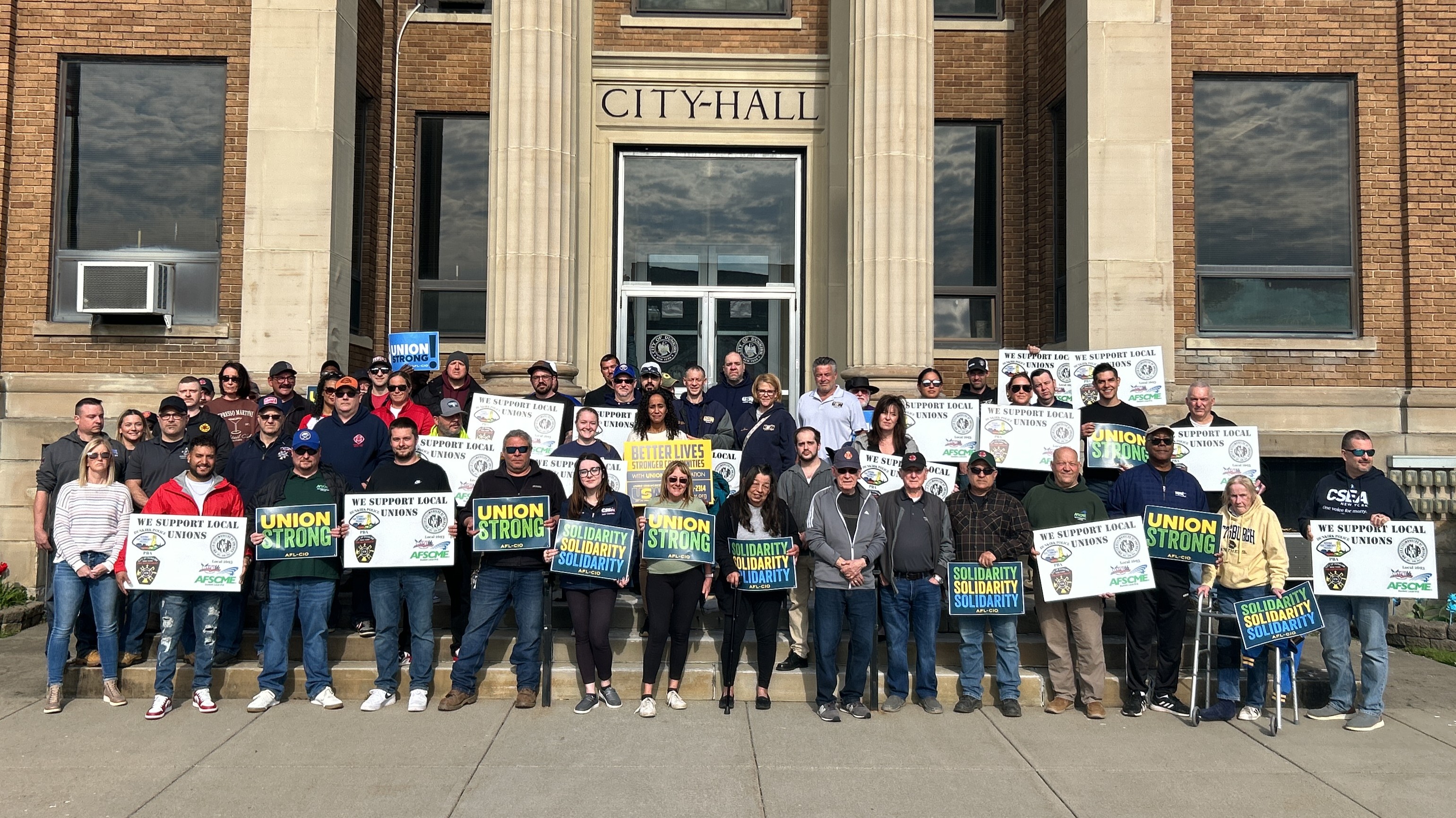 WNYALF Labor Walk for #UnionStrong Candidates in Dunkirk!