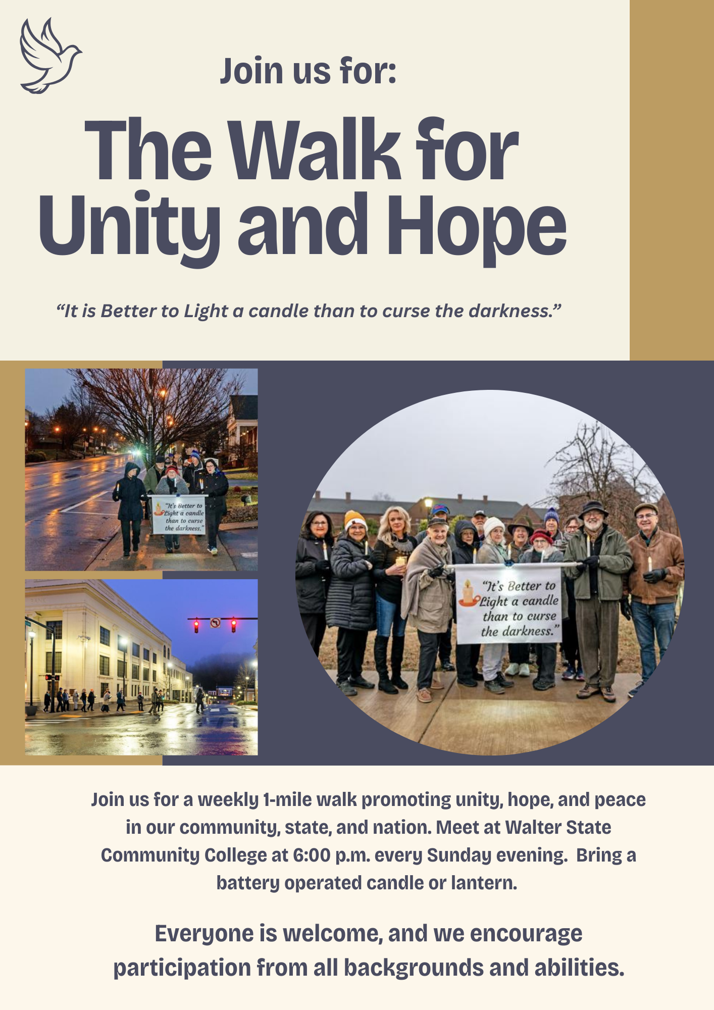 Walk For Unity and Hope · Mobilize