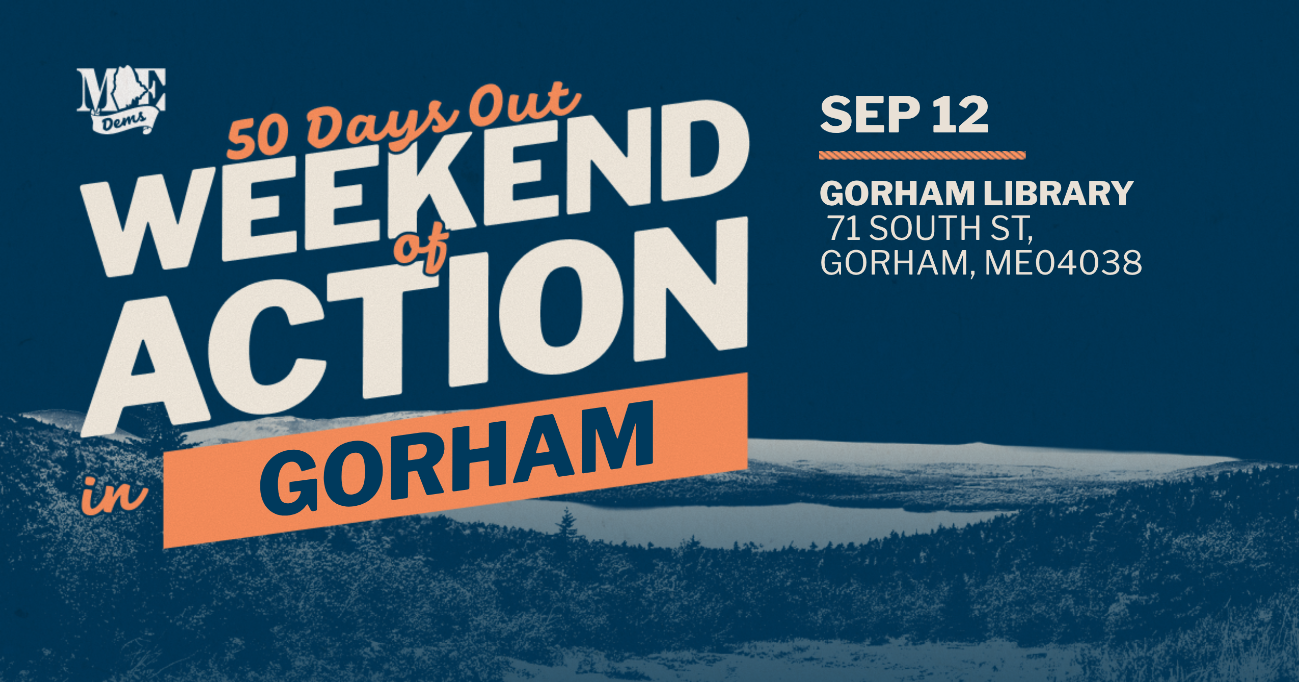50 Days Out Weekend of Action Canvass in Gorham image