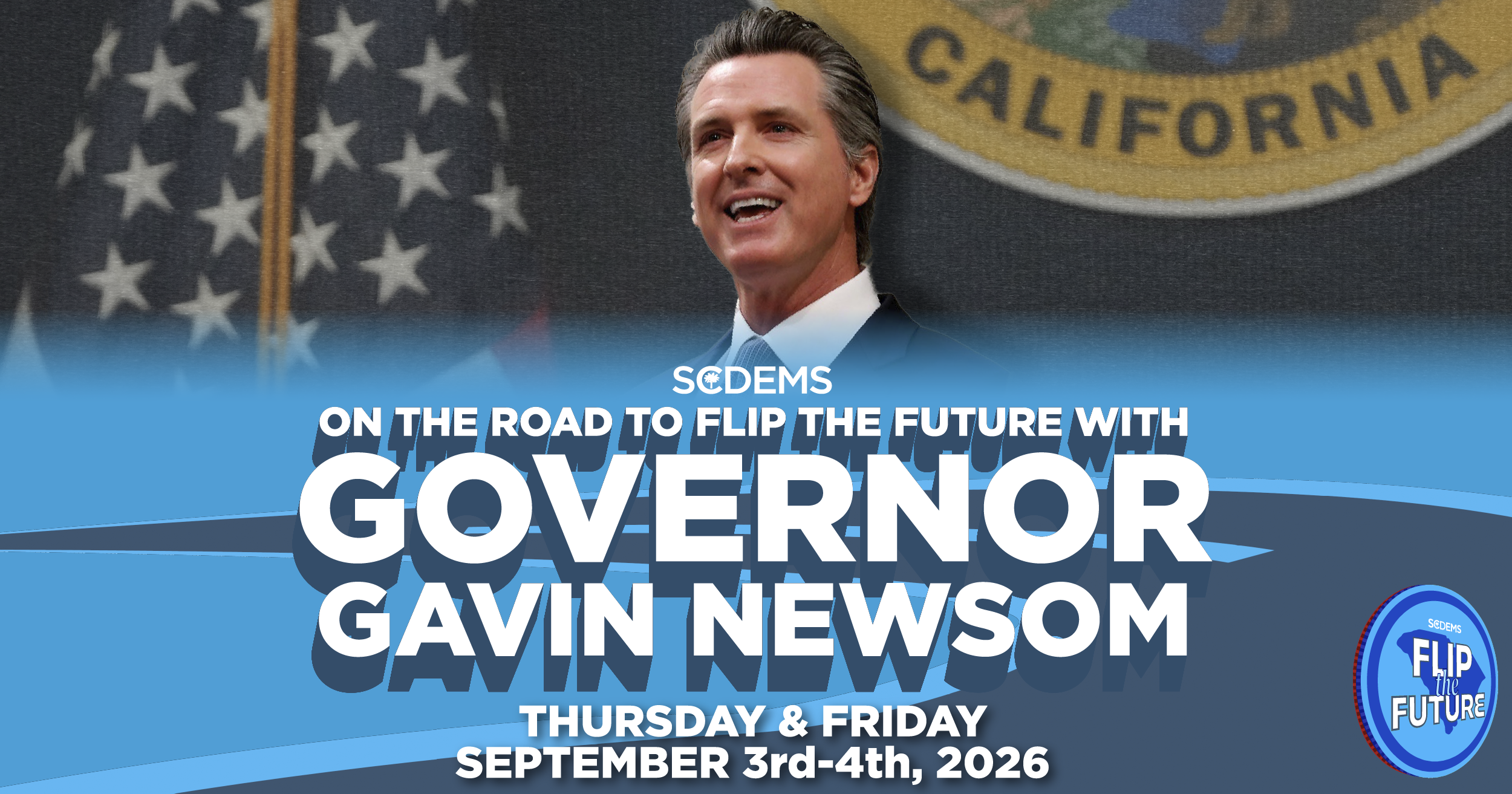 On the Road to Flip the Future with Gov. Gavin Newsom: Connecting South Carolina - Lancaster County image