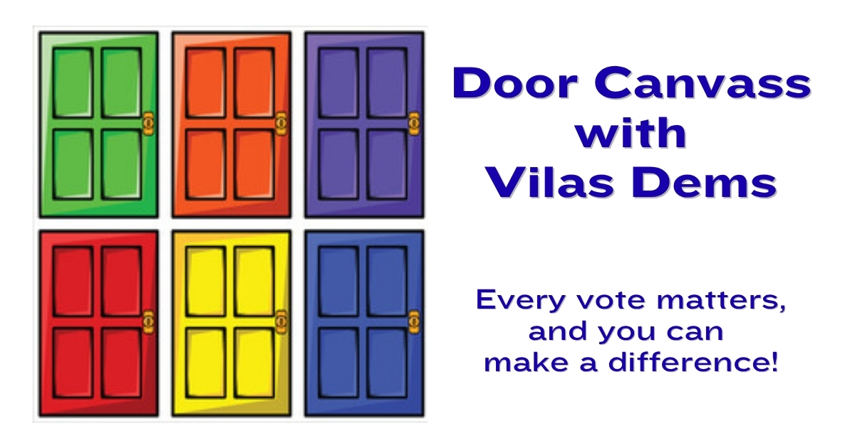 Vilas Dems Door Knocking image