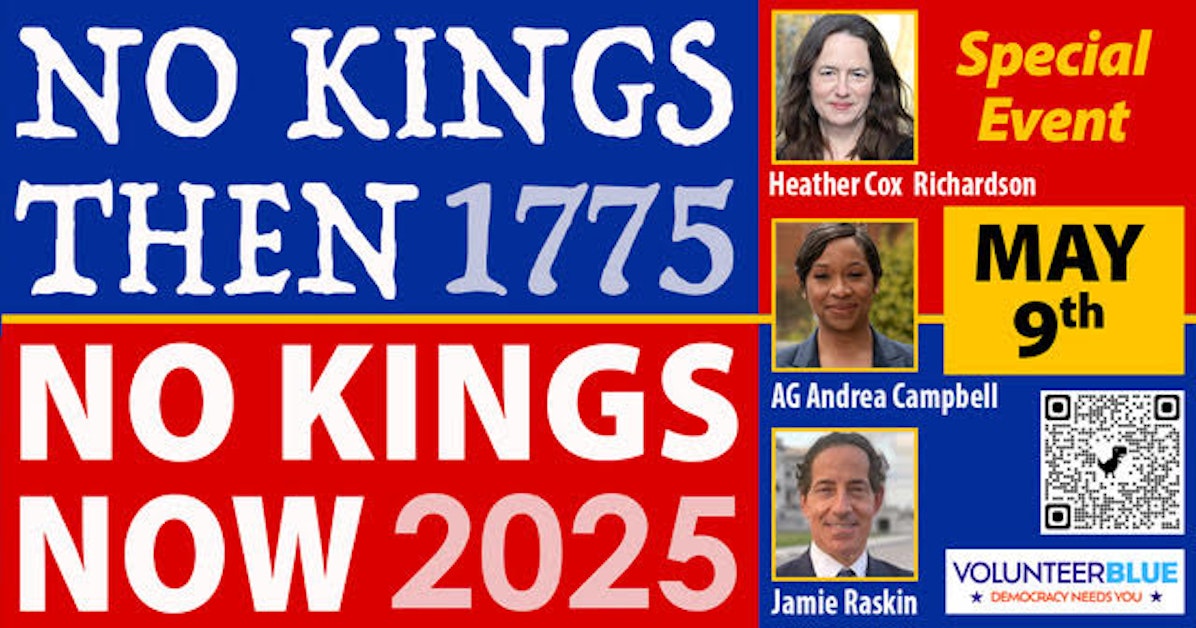 No Kings Then Or Now Historian H Cox Richardson AG Campbell US Rep No kings then or now historian h cox richardson ag campbell us rep