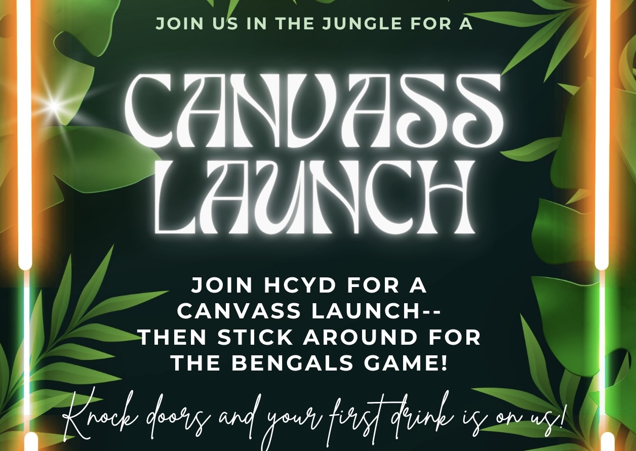 HCYD Canvass Launch & Bengals Watch Party