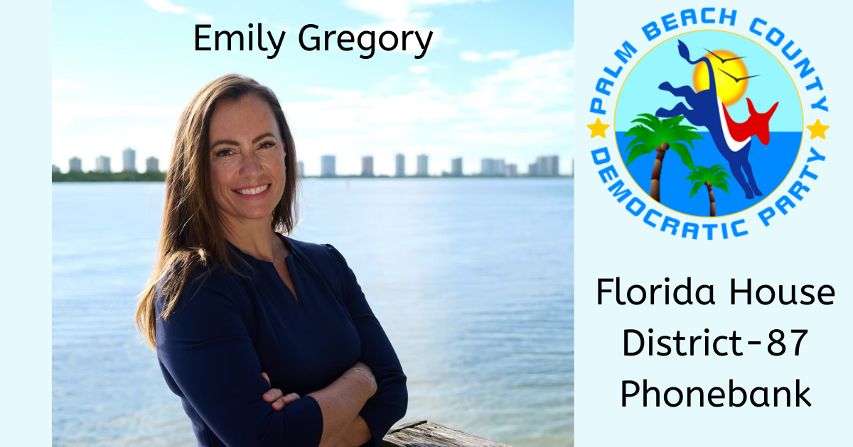 Phonebank for Emily Gregory - Florida House District 87