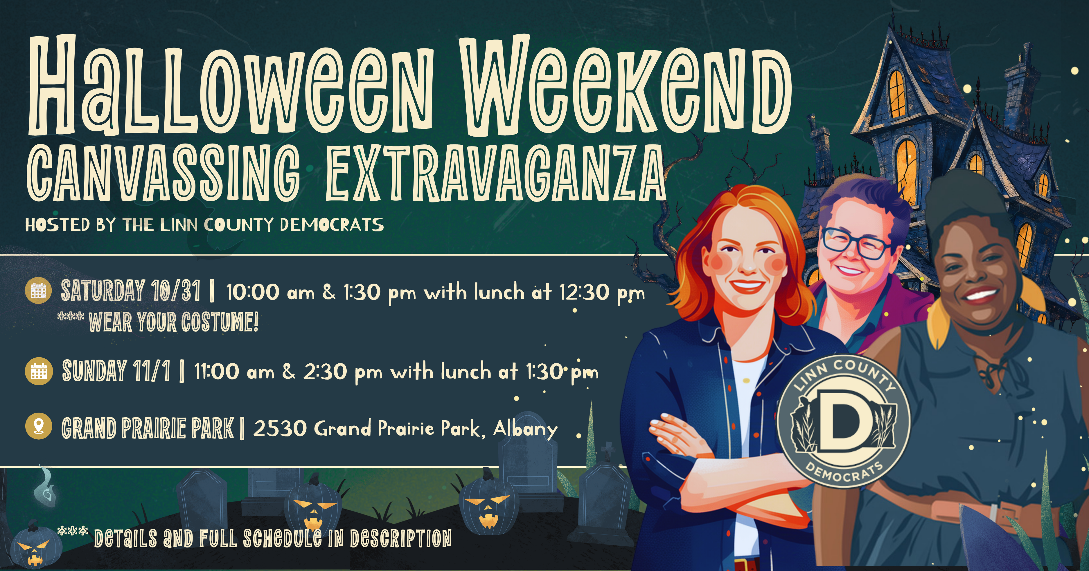 Halloween Weekend Canvassing Extravaganza: Sunday