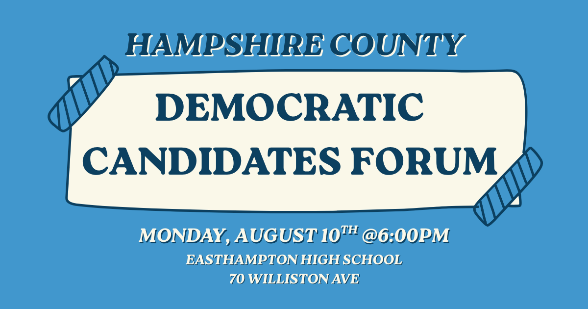 Hampshire County Democratic Candidates Forum image