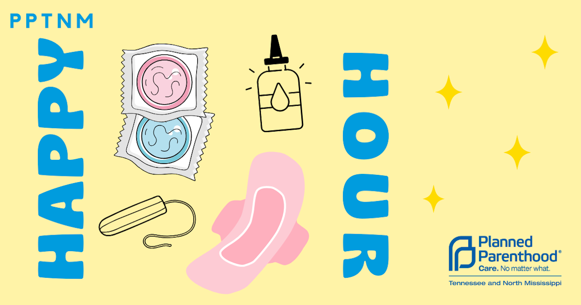 PPTNM Happy Hour- Condom & Menstrual Packing Party · Mobilize