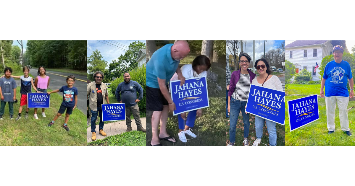 Get Your Jahana Hayes Lawn Sign image