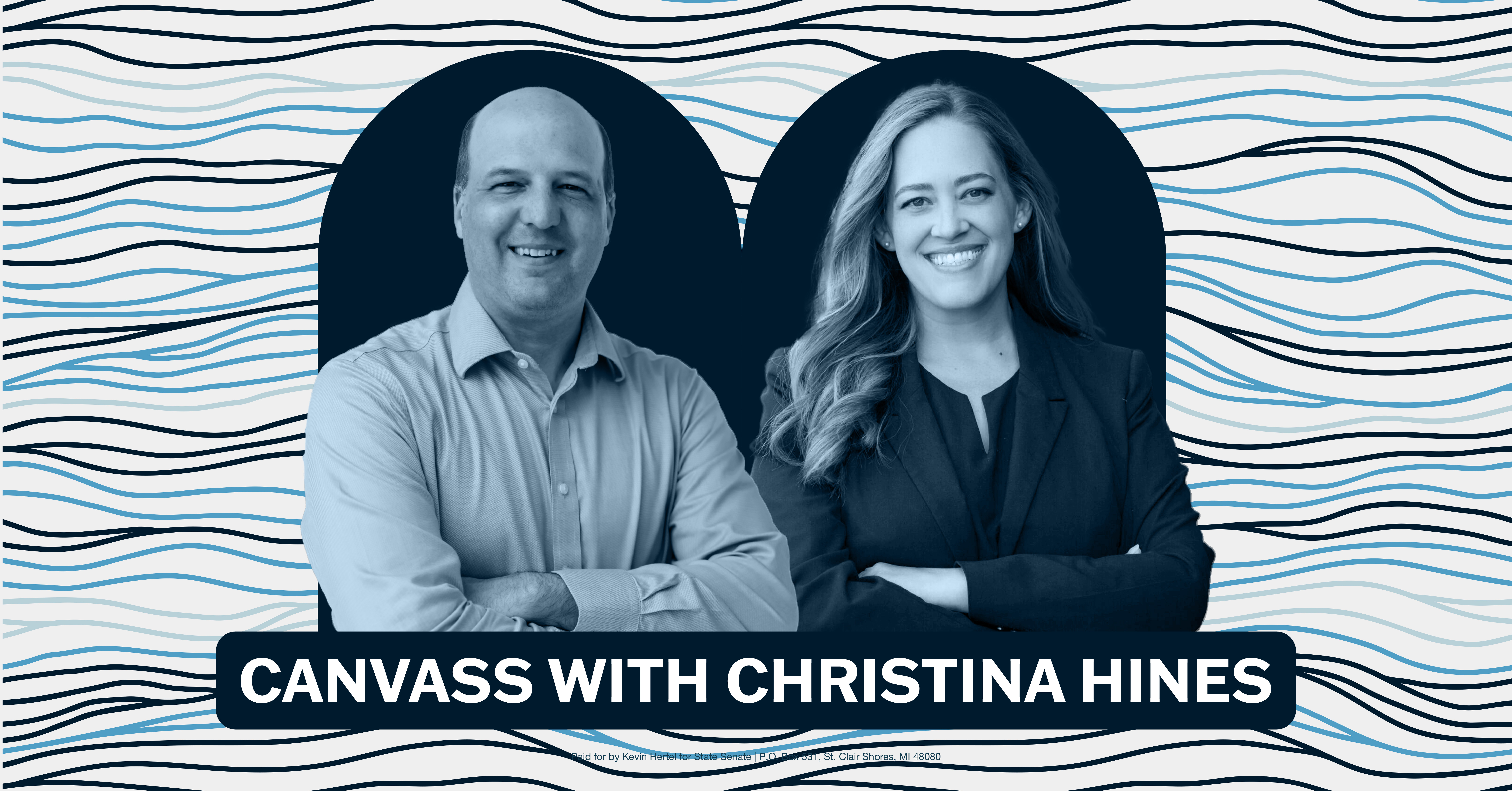 Canvass with Kevin Hertel and Christina Hines image
