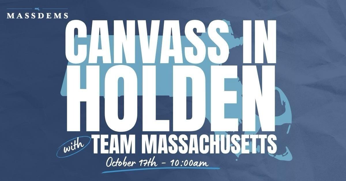 Team Massachusetts Canvass in Holden image