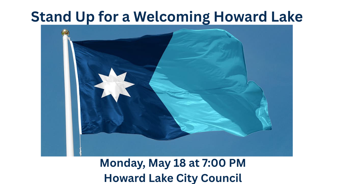 Stand Up for a Welcoming Howard Lake