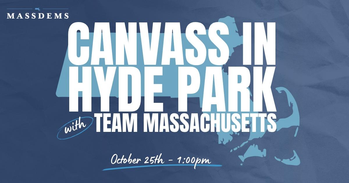 Canvass with Team Massachusetts in Hyde Park image