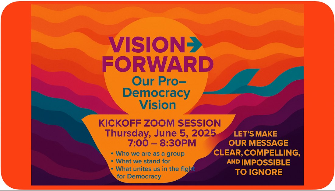 Ignite Democracy: Join Vision Forward - Our Pro-Democracy Kickoff ...