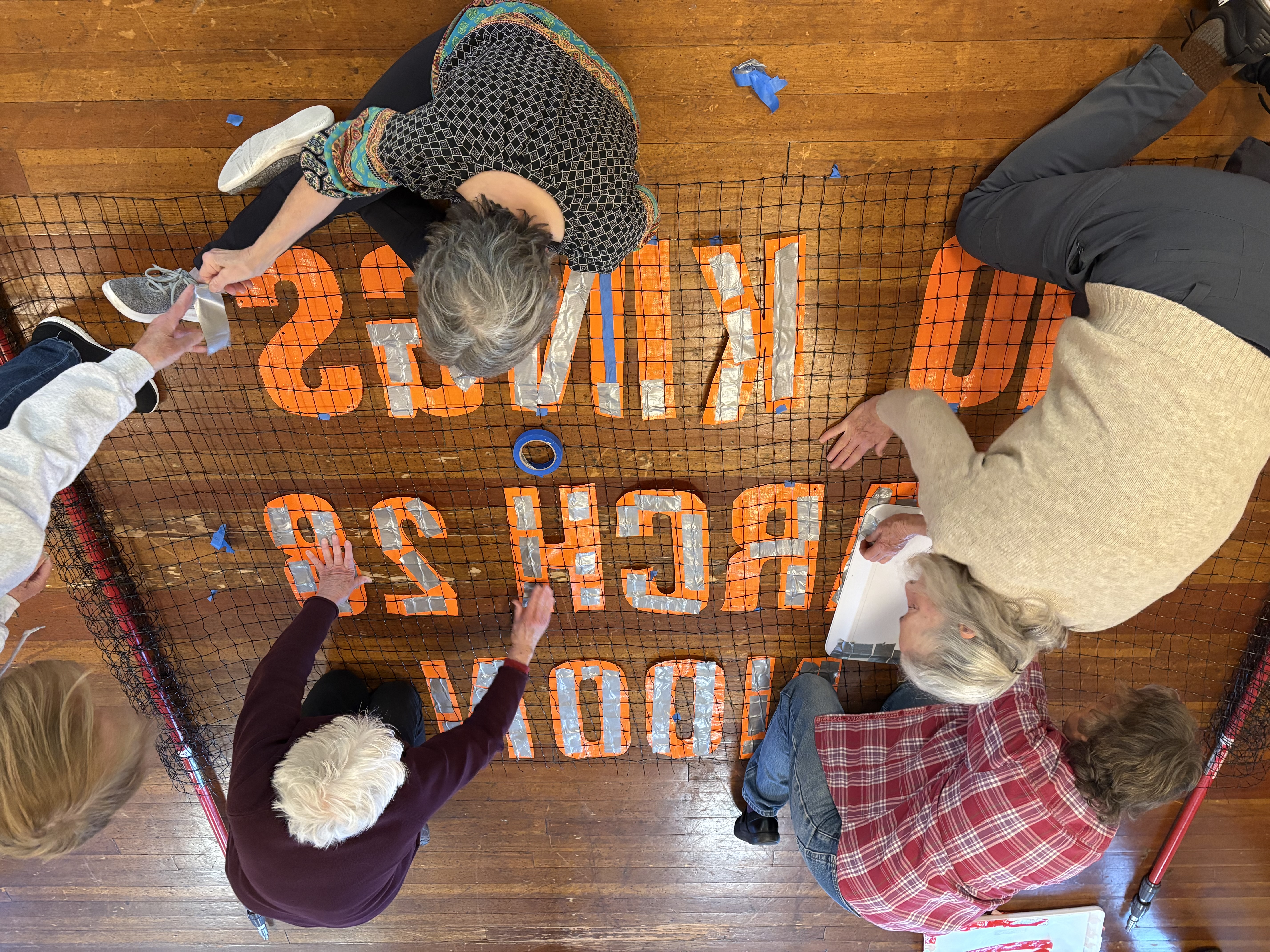 Banner Making Session