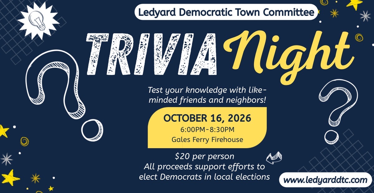 Ledyard Democrats Trivia Night! image