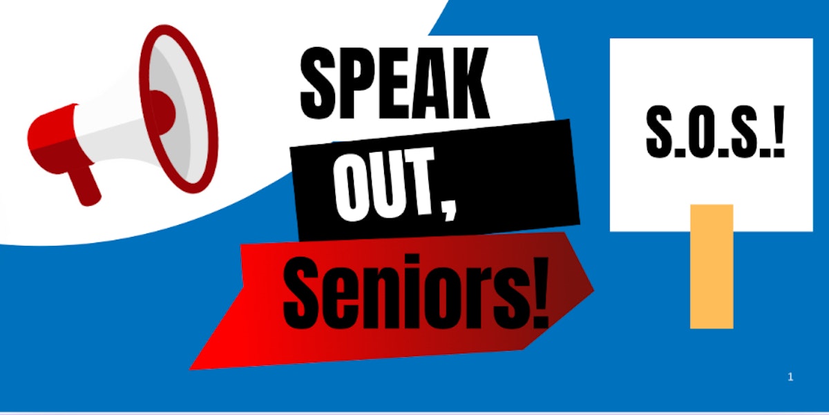 Set Out For Speak Out, Seniors! Stand Out/Sit Out for Democracy · Mobilize