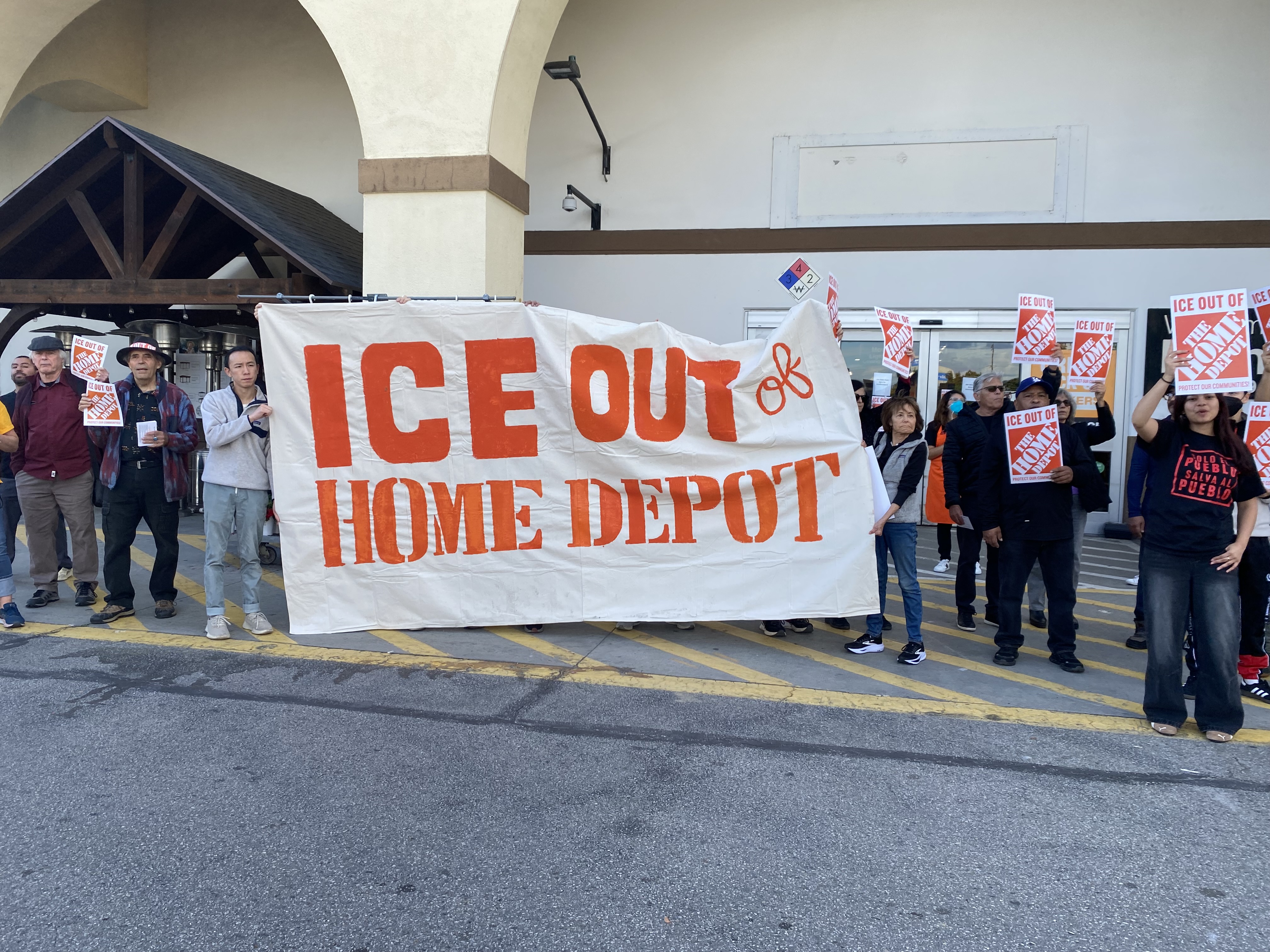 ICE Out of Home Depot Phoenix Protest