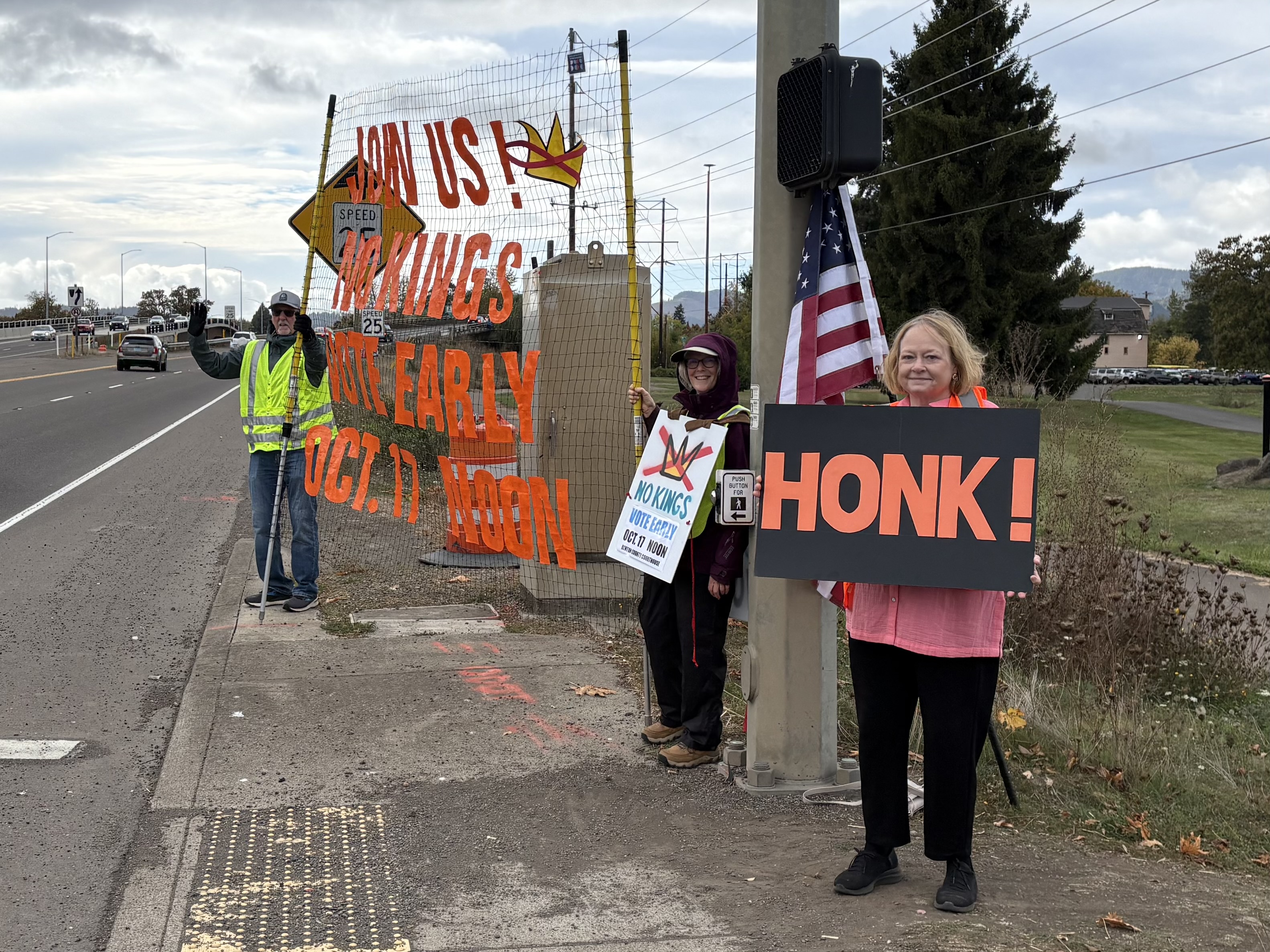 Corvallis Sunday Traffic Bannering