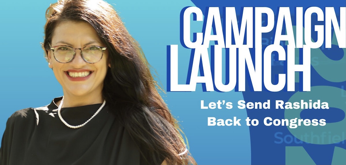Rashida's Re-Election Launch! · Rashida For Congress